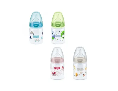 Nuk First Choice+ Πλαστικό Μπιμπερό PP, 0-6m, με Θηλή Σιλικόνης, 150ml