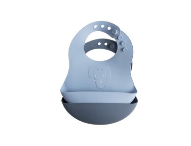 Trixie Silicone Bib Σαλιάρες Σιλικόνης 4+ Μηνών, Elephant,  Σετ 2τμχ