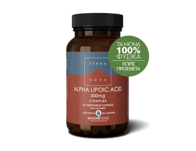 Terranova Alpha Lipoic Acid 300mg Complex, Α-λιποϊκό οξύ, 50caps