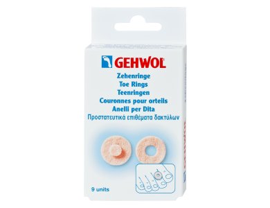 Gehwol Toe Ring Round, Στρογγυλοί Προστατευτικοί Δακτύλιοι, 9τμχ