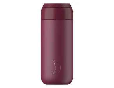 Chillys S2 Coffee Cup Plum Red, Ανοξείδωτο Ισοθερμικό Ποτήρι, 500ml